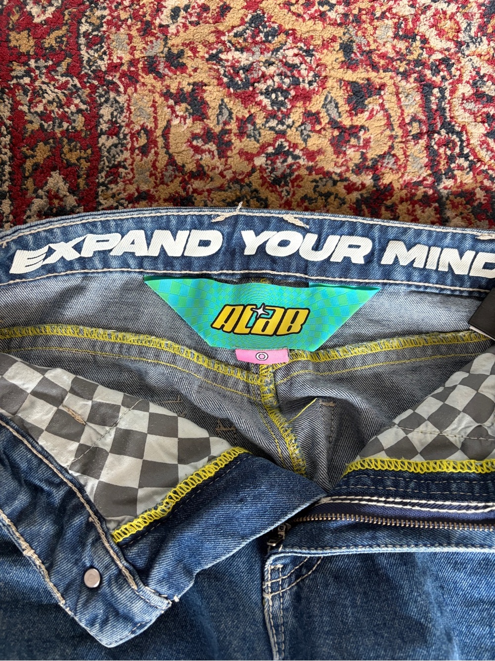 A.LAB Analog Blue Rave Jeans - Picture 4 of 5